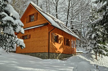 Domek z kominkiem Promyk